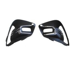 RENAULT CLIO- 5- HB- 20/23; SİS LAMBA KAPAĞI SAĞ/SOL SET (2 PARÇA) SİS/SENSÖR DELİKLİ NİKELAJLI