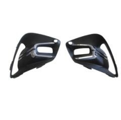 RENAULT CLIO- 5- HB- 20/23; SİS LAMBA KAPAĞI SAĞ/SOL SET (2 PARÇA) SİS/SENSÖR DELİKLİ NİKELAJLI
