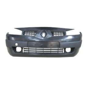 RENAULT MEGANE- 2- 03/06; ÖN TAMPON SİYAH(SİS DELİKLİ/PANJURLU/KÜÇÜK ARMALI KENDİNDEN BANTLI)(LM)