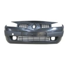 RENAULT MEGANE- 2- 03/06; ÖN TAMPON SİYAH(SİS DELİKLİ/PANJURLU/KÜÇÜK ARMALI KENDİNDEN BANTLI)(LM)