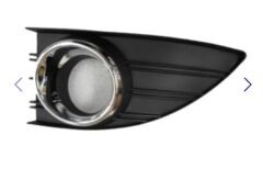 261523809R1 ,RENAULT FLUENCE- 09/12; SİS LAMBA KAPAĞI SOL SİYAH (SİS ÇERÇEVESİ NİKELAJLI)