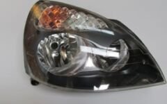 RENAULT CLIO- 2- SD/HB- 02/06; FAR LAMBASI SAĞ ELEKTRİKLİ/MOTORSUZ SİYAH 5FİŞLİ (H1/H7) (AYFAR)
