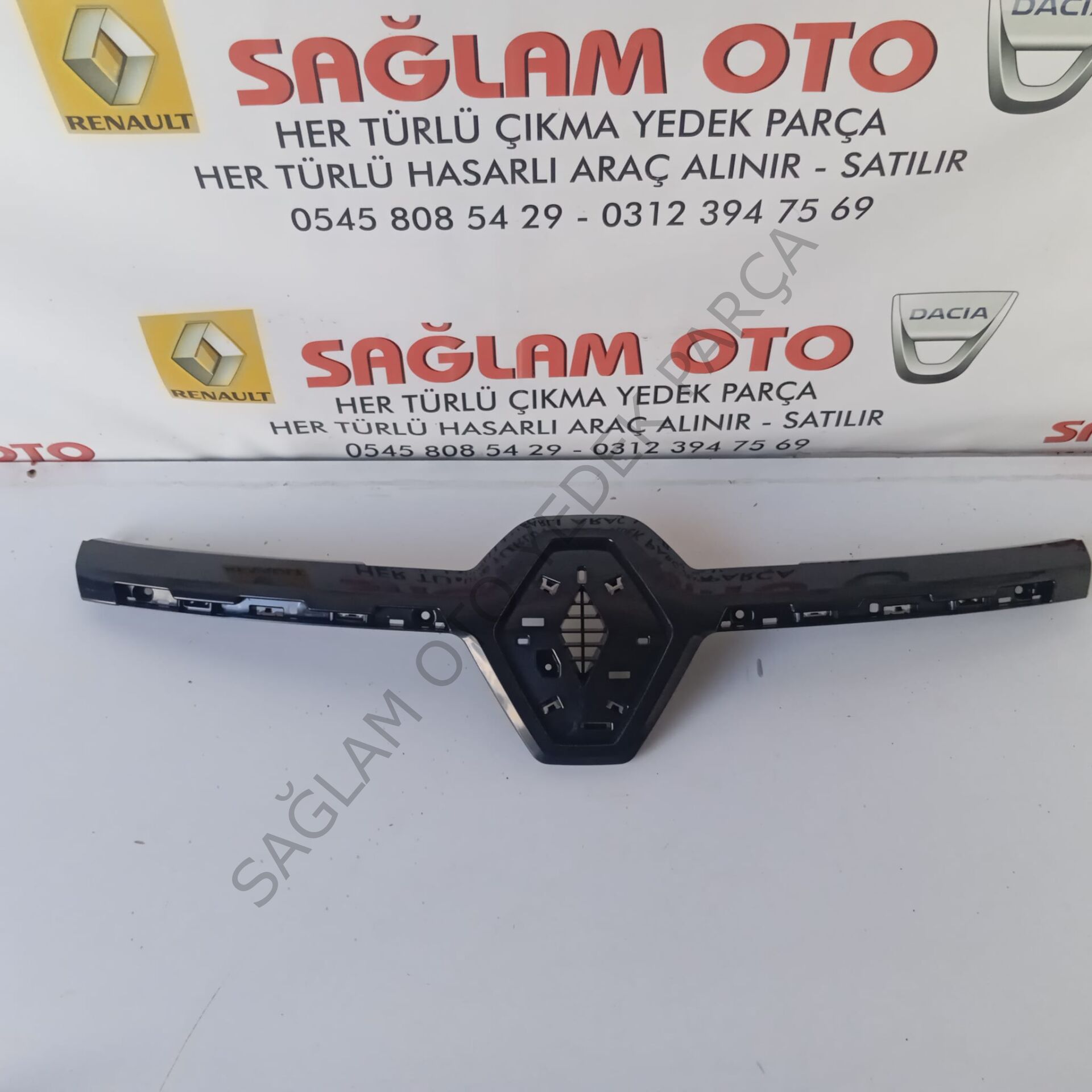 623825690R RENAULT EXPRESS ÖN PANJUR  ÜST KAPLAMA PARLAK SİYAH