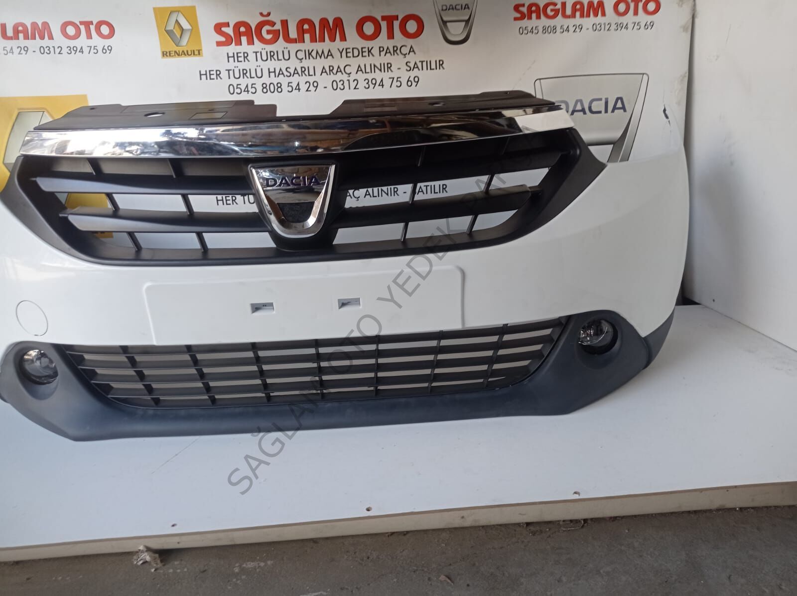 LODGY ÖN TAMPON 2013-2016 BEYAZ FULL DOLU SİSLİ