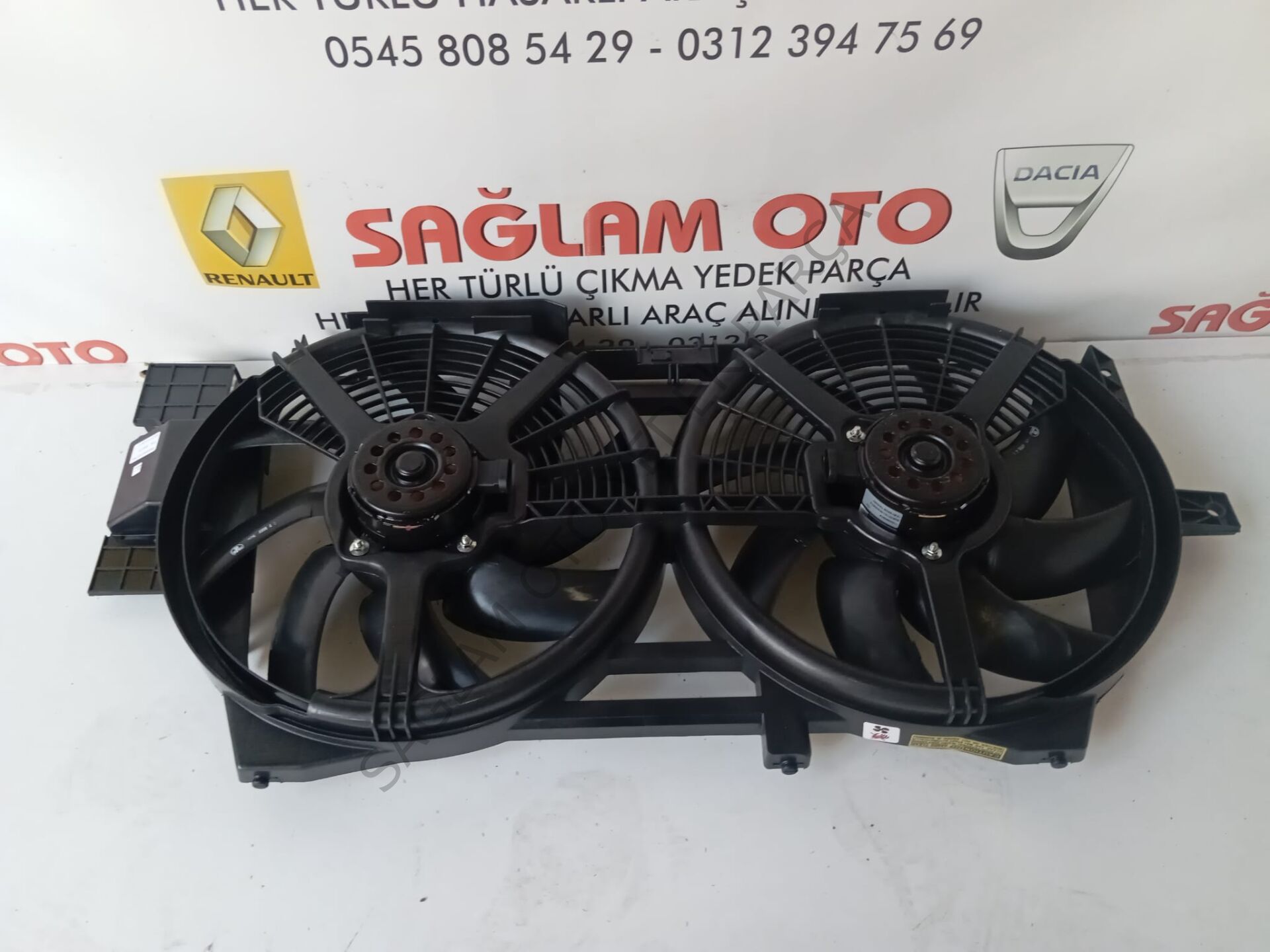 7701471356-7701045838 LAGUAN 1  FAN MOTORU ÇİFTLİ