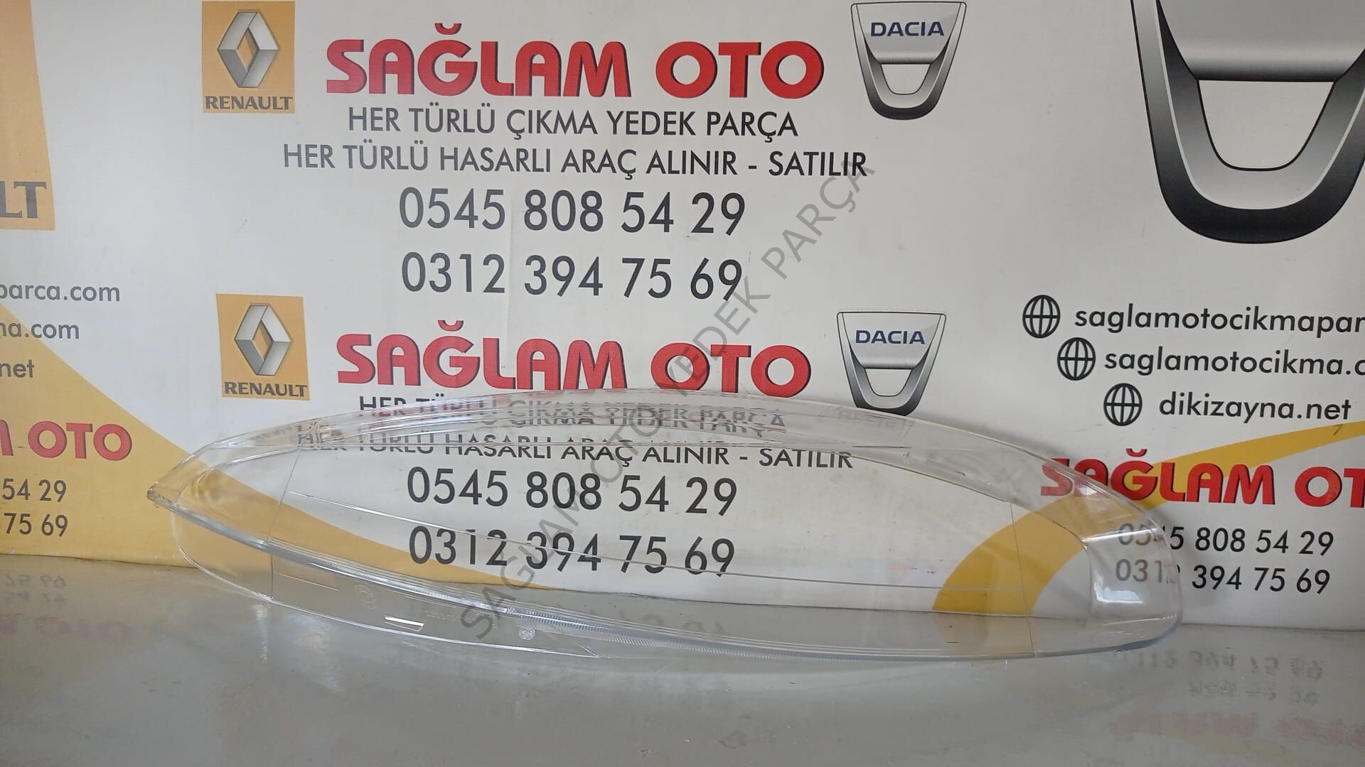Fluence Sağ Far Camı