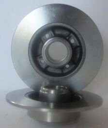 RENAULT CLIO- 3- HB- 06/09; ARKA FREN DİSKİ (DÜZ)(ADET) 1.2/1.4/1.5/1.6CC (240X8X81X4)(BRAMAX)